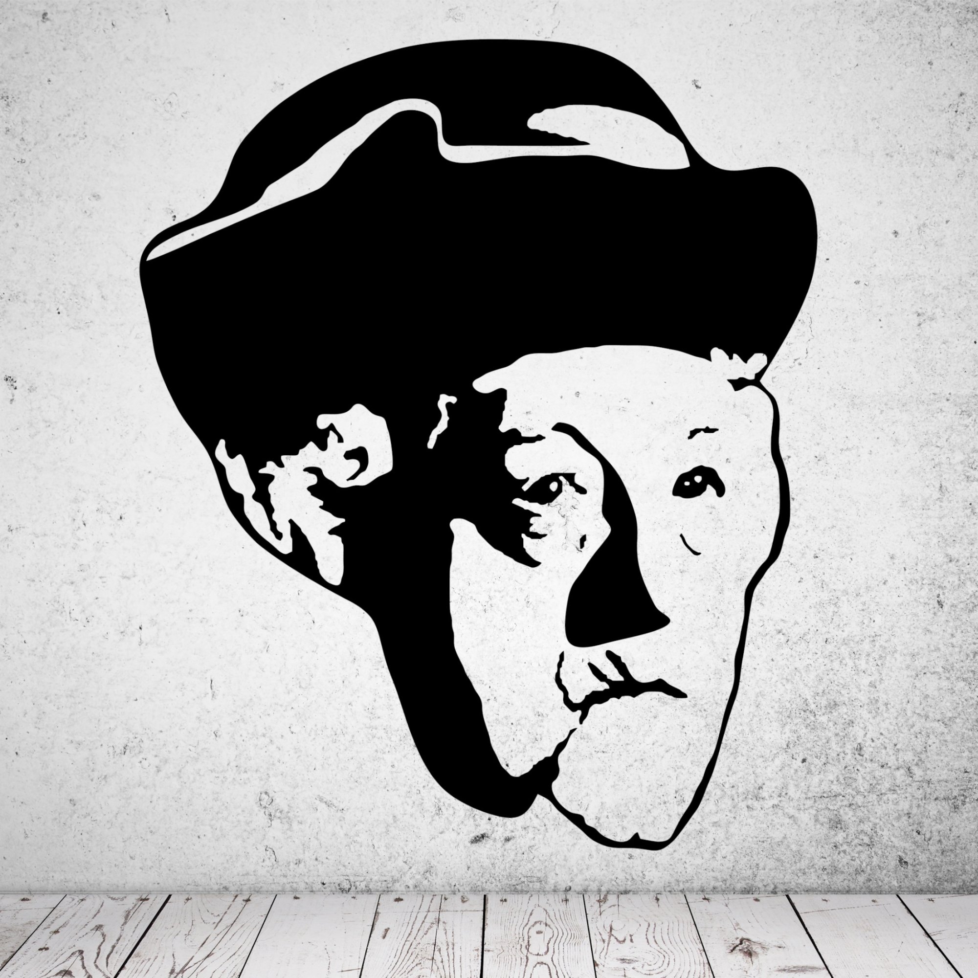 46244 Wandaufkleber Miss Marple